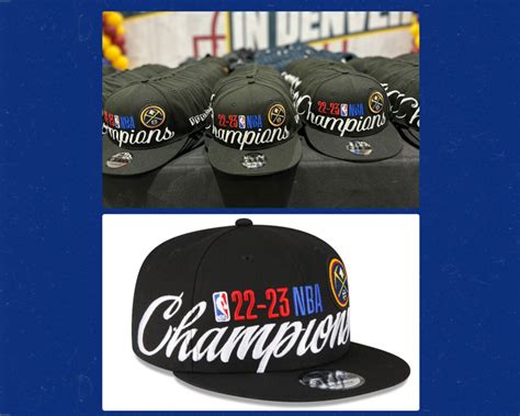 Are the Denver Nuggets' championship hats misspelled?